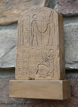 Load image into Gallery viewer, Egyptian votive stele of Chia scribe &amp; treasurer of Ramses II Sculpture Statue Fragment 6.5" Tall www.Neo-Mfg.com
