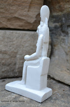 Load image into Gallery viewer, History Egyptian Goddess Sekhmet seated Sculpture Statue 6&quot; www.Neo-Mfg.com Museum Replica
