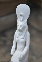 Load image into Gallery viewer, History Egyptian Goddess Sekhmet seated Sculpture Statue 6&quot; www.Neo-Mfg.com Museum Replica
