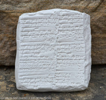 Load image into Gallery viewer, Mesopotamia land contract Tablet Cuneiform Sculptural www.Neo-Mfg.com museum reproduction 3 3/8&quot;&quot;

