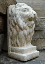 Load image into Gallery viewer, Lion Bust Crete sculpture art www.Neo-Mfg.com home decor 11"
