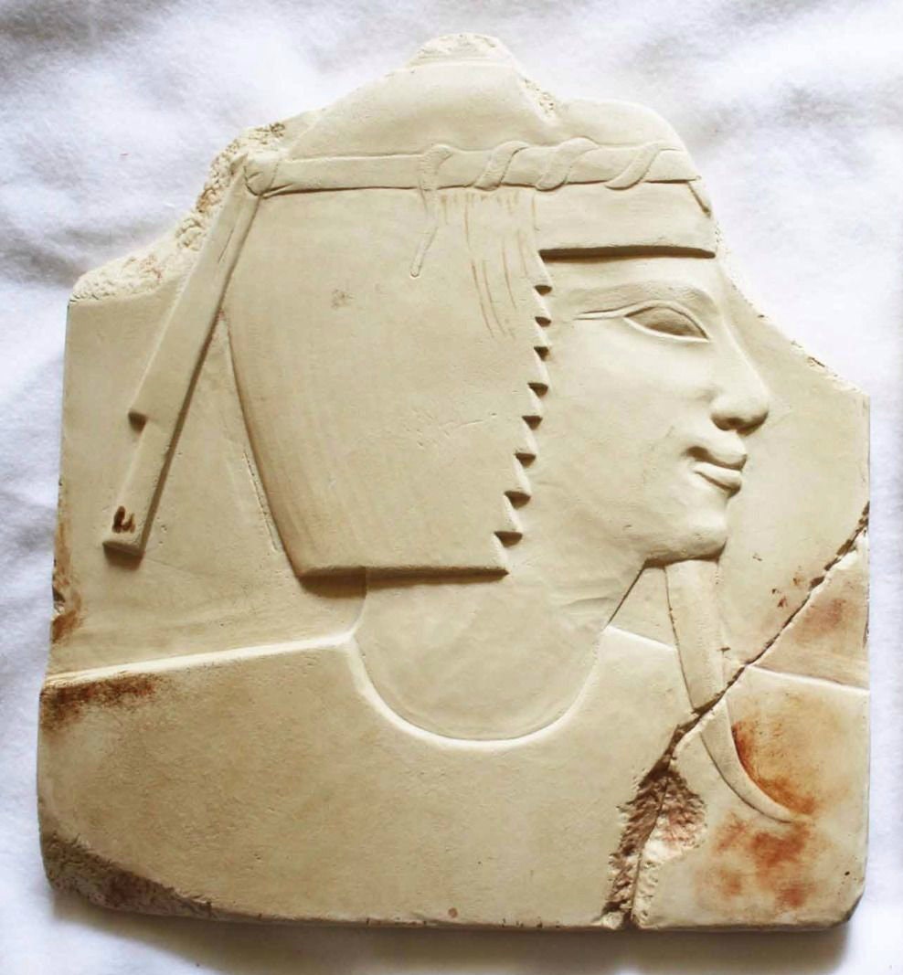 Egyptian King fragment Sculpture reproduction art www.Neo-Mfg.com Museum Reproduction b18