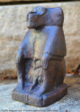Load image into Gallery viewer, History Egyptian THOTH Hedj-wer god of wisdom Baboon Sculpture carving statue www.Neo-Mfg.com museum reproduction
