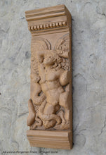 Load image into Gallery viewer, Roman Greek Alkyoneus from the Pergamon Frieze Fragment Sculptural wall relief plaque www.Neo-Mfg.com 10&quot; home decor b27

