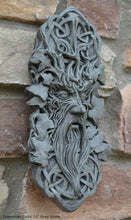 Load image into Gallery viewer, Nature Greenman Celtic Green man wall relief www.Neo-Mfg.com 10" j17
