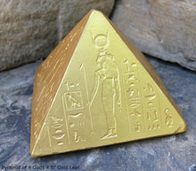 Load image into Gallery viewer, Egyptian Pyramid of 4 Gods 4.5&quot; Tall sculpture www.Neo-Mfg.com home decor art
