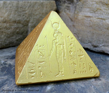 Load image into Gallery viewer, Egyptian Pyramid of 4 Gods 4.5&quot; Tall sculpture www.Neo-Mfg.com home decor art
