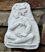 Load image into Gallery viewer, Aztec Mayan Tablet of Slaves fragment wall Sculpture plaque 9 3/8" www.Neo-Mfg.com Home decor j30
