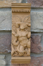 Load image into Gallery viewer, Roman Greek Alkyoneus from the Pergamon Frieze Fragment Sculptural wall relief plaque www.Neo-Mfg.com 10&quot; home decor b27
