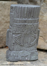 Load image into Gallery viewer, History Toltec warrior Bust Mesoamerican MAYAN AZTEC Sculptural wall relief plaque 4&quot; www.Neo-Mfg.com
