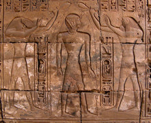 Load image into Gallery viewer, History Egyptian Baptism of Pharaoh Artifact relief wall plaque 14.25&quot; www.Neo-Mfg.com
