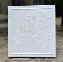 Load image into Gallery viewer, History Egyptian King Tutankhamun Tut Golden Shrine Great Enchantress Right side Sculpture 4.5&quot; www.Neo-Mfg.com Museum Reproduction k4
