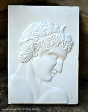 Load image into Gallery viewer, Roman Greek Hermes Cameo Sculptural wall relief plaque www.Neo-Mfg.com 10.25&quot; home decor d21
