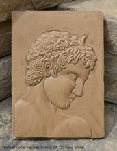 Load image into Gallery viewer, Roman Greek Hermes Cameo Sculptural wall relief plaque www.Neo-Mfg.com 10.25&quot; home decor d21
