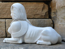 Load image into Gallery viewer, Egyptian Sphinx Female statue fragment replica sculpture Artifact 11&quot; www.Neo-Mfg.com

