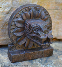 Load image into Gallery viewer, History Feathered Serpent Head of Quetzalcoatl Aztec Maya Artifact Carved Sculpture Statue 4&quot; www.Neo-Mfg.com
