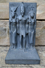 Load image into Gallery viewer, Egyptian Triads of Menkaure mycerinus 3rd Sculpture statue museum reproduction art 13&quot; www.Neo-Mfg.com home decor Museum Reproduction
