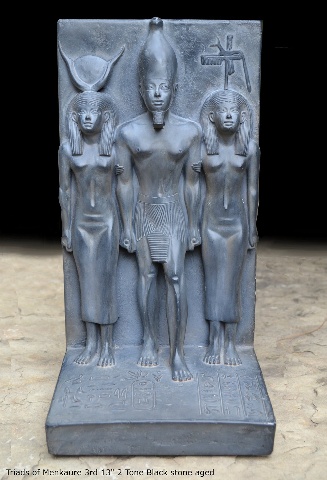 Egyptian Triads of Menkaure mycerinus 3rd Sculpture statue museum reproduction art 13