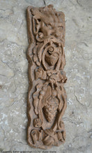 Load image into Gallery viewer, Gargoyle Satyr greenman wall sculpture plaque www.NEO-MFG.com 13.75&quot; bacchus style
