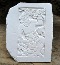 Load image into Gallery viewer, Aztec Mayan Palenque’s Del Rio Throne right leg wall Sculpture plaque 8.5&quot; www.Neo-Mfg.com Home decor Imix g15
