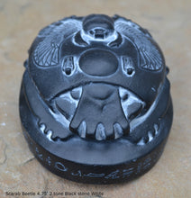 Load image into Gallery viewer, History Egyptian Scarab winged Sculptural statue www.Neo-Mfg.com 4.75&quot;
