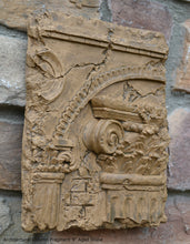 Load image into Gallery viewer, Roman Greek Architectural Column Fragment Wall plaque Neo-Mfg d13 9&quot;
