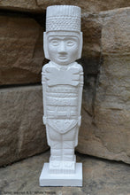 Load image into Gallery viewer, History Toltec warrior Mesoamerican MAYAN AZTEC Sculptural Wall plaque relief statue 8.5&quot; www.Neo-Mfg.com
