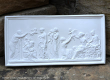 Load image into Gallery viewer, Roman Greek Thorvaldsen The Ages of Love 1824 Cherub nursery plaque wall relief www.Neo-Mfg.com 10&quot; e27
