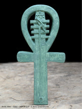 Load image into Gallery viewer, History Egyptian Ankh Artifact Sculpture Statue 9&quot; Tall www.Neo-Mfg.com wall plaque museum replica j22
