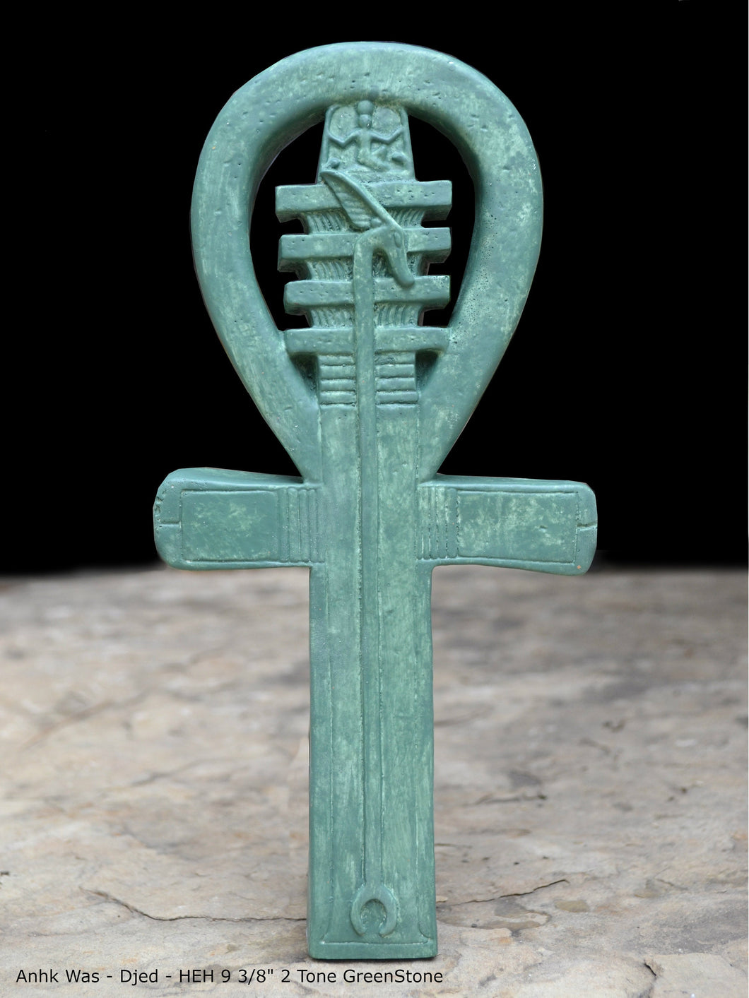 History Egyptian Ankh Artifact Sculpture Statue 9