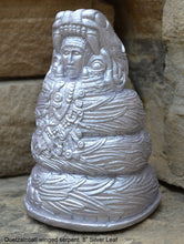 Load image into Gallery viewer, Aztec Mayan Quetzalcoatl winged serpent statue sculpture Artifact Carved Sculpture Statue 8" www.Neo-Mfg.com Museum reproduction
