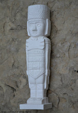 Load image into Gallery viewer, History Toltec warrior Mesoamerican MAYAN AZTEC Sculptural Wall plaque relief statue 8.5&quot; www.Neo-Mfg.com
