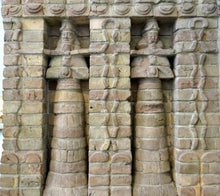 Load image into Gallery viewer, Assyrian Persian facade Ianna Temple King Kara-indas Uruk Persepolis relief sculpture ancient replica Sculpture www.Neo-Mfg.com 7" b3
