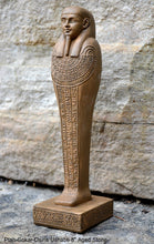 Load image into Gallery viewer, History Egyptian Ptah-Sokar-Osiris Ushabti statue hieroglyph Sculptural www.Neo-Mfg.com 8&quot;

