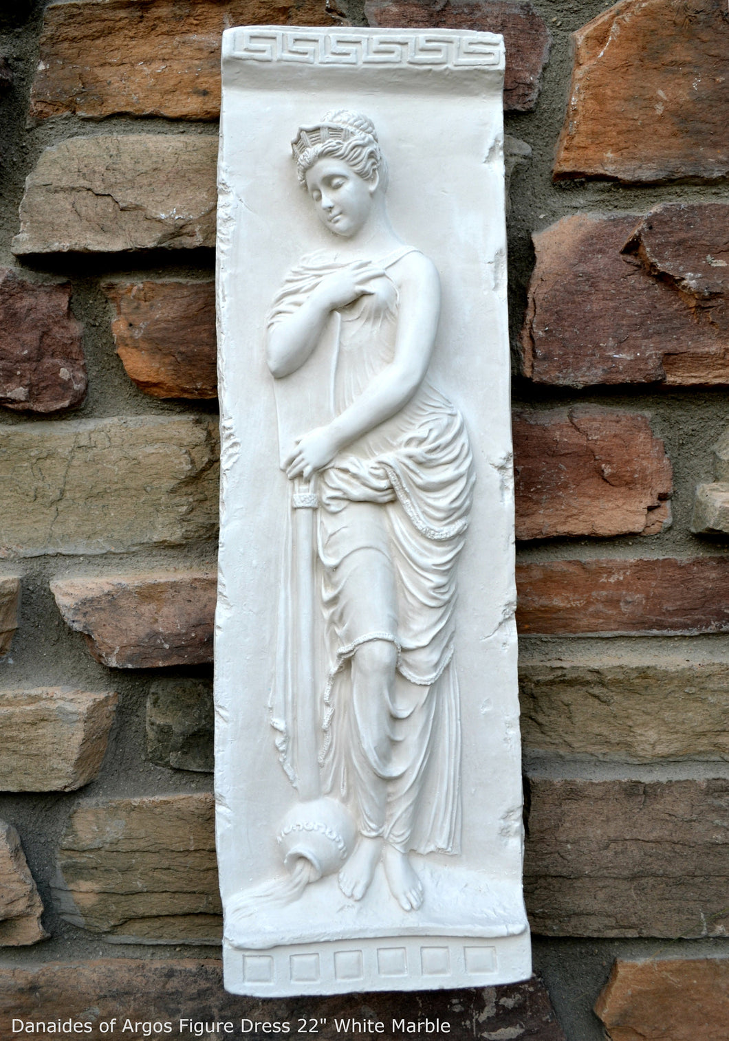 Roman Greek Carved nymph Fountain of Innocents Danaides of Argos Dress Figure Sculptural Wall frieze plaque relief www.Neo-Mfg.com 22