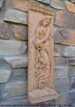 Load image into Gallery viewer, Roman Greek Carved nymph Fountain of Innocents Danaides of Argos Water Figure Sculptural Wall frieze plaque relief www.Neo-Mfg.com 22" #1
