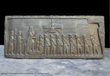 Load image into Gallery viewer, Assyrian Persian Behistun Inscription Darius the Great art Sculpture wall plaque relief 14&quot; www.Neo-Mfg.com L10
