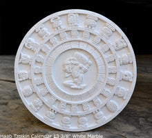 Load image into Gallery viewer, History MAYAN AZTEC Haab Tzolkin CALENDAR Sculptural wall relief plaque 10 3/8&quot; Museum Quality Neo-Mfg n6
