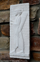 Load image into Gallery viewer, Assyrian Guard of the Kings Persian Persepolis guard king Susa Soldiers darius relief art Wall Sculpture 12" www.Neo-Mfg.com e17
