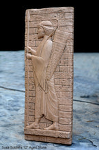 Load image into Gallery viewer, Assyrian Guard of the Kings Persian Persepolis guard king Susa Soldiers darius relief art Wall Sculpture 12" www.Neo-Mfg.com e17
