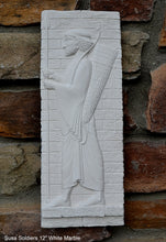 Load image into Gallery viewer, Assyrian Guard of the Kings Persian Persepolis guard king Susa Soldiers darius relief art Wall Sculpture 12" www.Neo-Mfg.com e17
