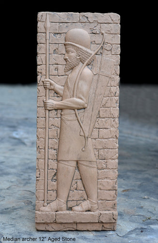 Assyrian Guard of the Kings Median archer Persian Persepolis art Wall Sculpture 12