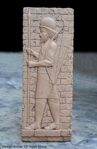 Assyrian Guard of the Kings Median archer Persian Persepolis art Wall Sculpture 12