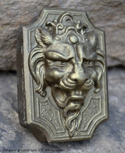 Load image into Gallery viewer, Gargoyle gryphon bust Sculpture wall plaque www.Neo-Mfg.com 3.5&quot; home decor
