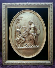 Load image into Gallery viewer, Roman Greek Sculptural Framed Wall relief www.Neo-Mfg.com 19&quot; F Barbedienne reproduction
