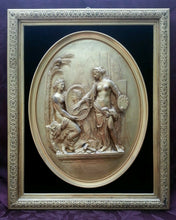 Load image into Gallery viewer, Roman Greek Sculptural Framed Wall relief www.Neo-Mfg.com 19" F Barbedienne reproduction
