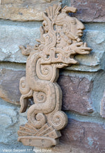 Load image into Gallery viewer, History Aztec Maya Mesoamerica Yaxchilán Vision Serpent Sculpture Statue www.Neo-Mfg.com 11&quot; j7
