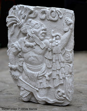 Load image into Gallery viewer, Aztec Maya Mesoamerica Priest plaque wall Sculpture relief www.Neo-Mfg.com 7&quot; k24
