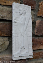Load image into Gallery viewer, Assyrian Guard of the Kings Persian Persepolis guard king Susa Soldiers darius relief art Wall Sculpture 12" www.Neo-Mfg.com e17
