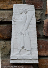 Load image into Gallery viewer, Assyrian Guard of the Kings Persian Persepolis guard king Susa Soldiers darius relief art Wall Sculpture 12" www.Neo-Mfg.com e17
